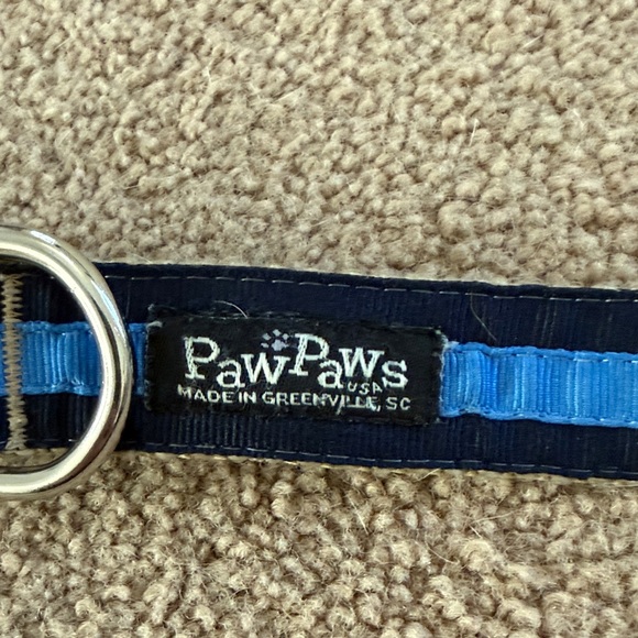 Two-Tone Blue Adjustable Dog Collar - Picture 5 of 6